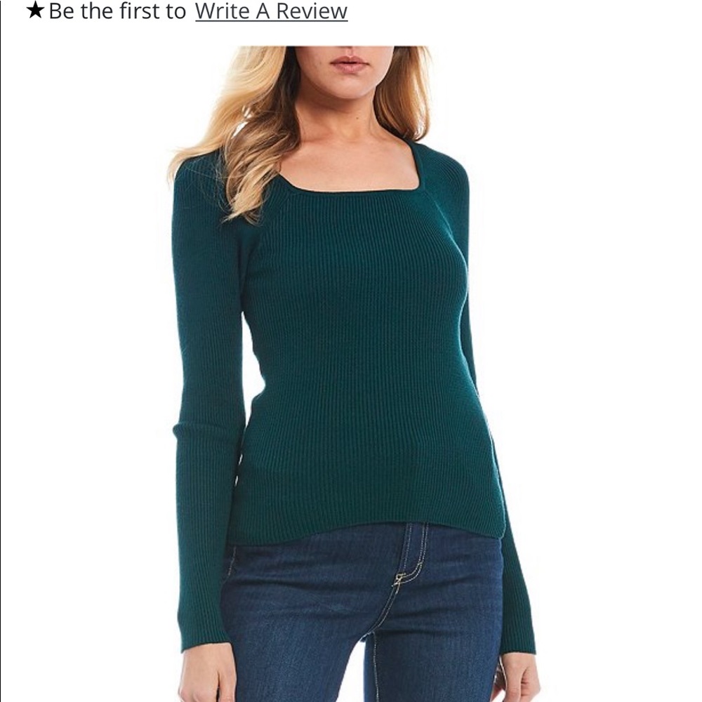 GB emerald ribbed sweater, size M and S